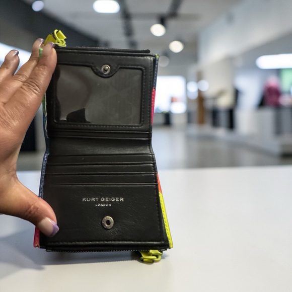 Kurt Geiger Colorblock Wallet - Picture 3 of 4